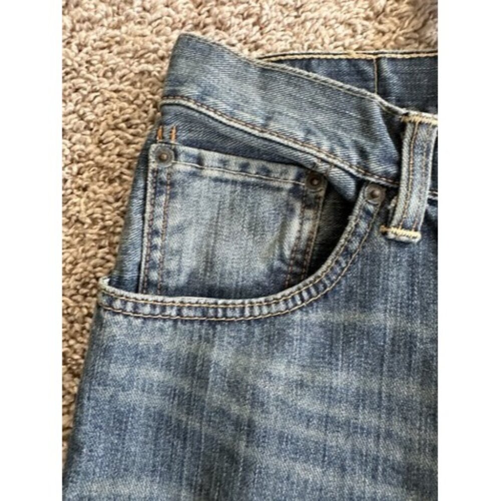 American Eagle Loose Fit Souple Straight Leg Men's Size 32x30 Y2K 2000s New - Picture 4 of 12